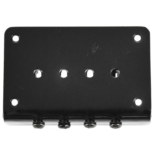 Hard Tail 4 String Guitar Bass Electric Ukulele Bridge Four-String Guitar  String Bridge Black 2
