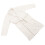 Milky White Coral Velvet Bathrobe 822g/29oz Belted 1