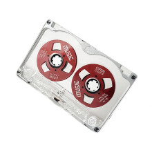 50 Minute Retro Blank Tape Disk Double-Sided Metal Small Open Disk Blank Cassette Tape Tape Disk
