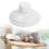 Cat Window Mount Hammock 8.5cm White Plastic Vacuum Suction Cup with Screw 11