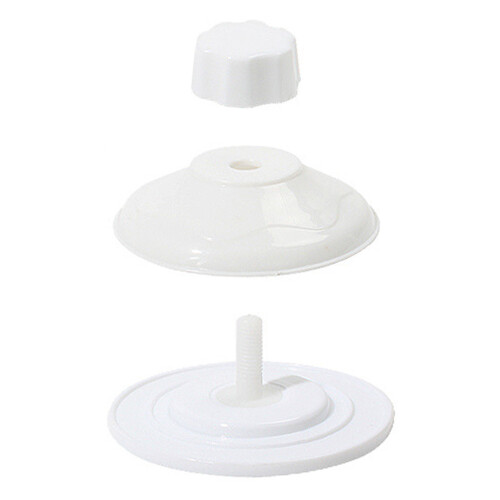 Cat Window Mount Hammock 8.5cm White Plastic Vacuum Suction Cup with Screw