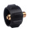 Conjunto de 3 Adaptadores de Latão para Gás Propano - QCC1 Macho/POL Fêmea para 1/4 Polegadas NPT Macho + POL Macho para 1/4 Polegadas NPT Macho 2
