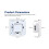 Zigbee Light  with Aluminum Frame Glass Touch  Work with Tuya Alexa Home Assistant Control 2 Way 6