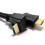 kenable HDMI 1.4 High Speed 3D TV Right Angle to Straight Plug Cable 5m 3