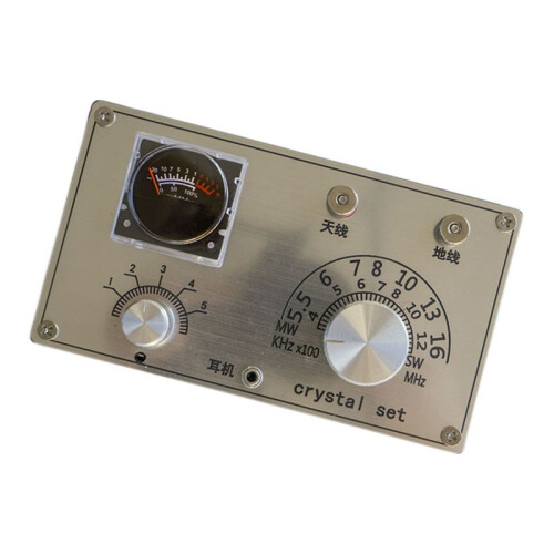 Small and Beautiful Mineral Radio DIY Assembly Kit with Meter 2