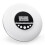 Portable CD Player MP3 Music Player with Stereo Earbuds and  Output CD Player with LCD Display White 2