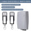 Garage Door Receiver 2CH 433MHz Remote Controller for Door Gate Fixed Learning Rolling Code Universal 7
