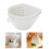 Large PP Strainer Colander Set 6.2x8.5cm/6.3x8.1cm 1