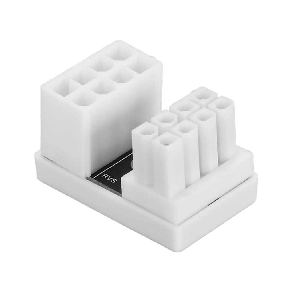 Gpu Pcie 8Pin Female To Male Connector 180 Abs Rvs Type White 5031386891314