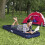 Bestway Bestway 67001E Flocked Air Bed Twin, Plastic, Polyster, Blue 5