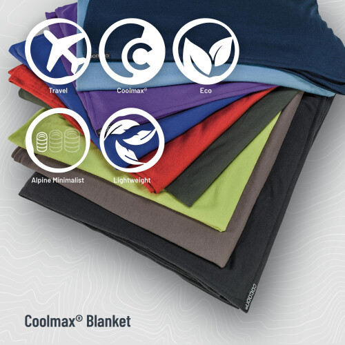cocoon - Premium - Coolmax - Travel Blanket - Tree Frog Green 1