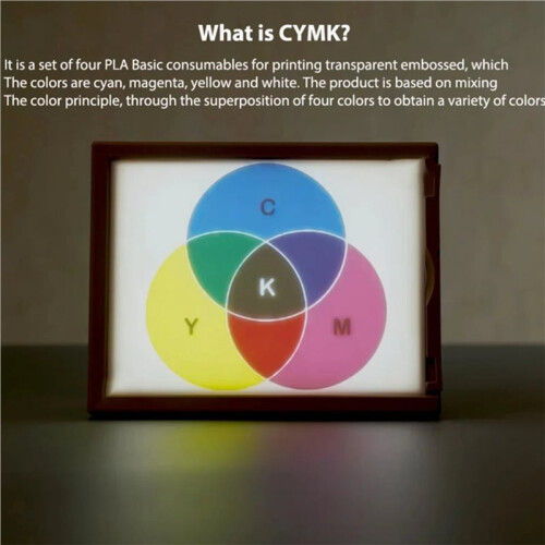 5X for  Lithophane Led Panel CMYK LED Backlight Board PLA Basic CMYK Lithophane Bundle 2