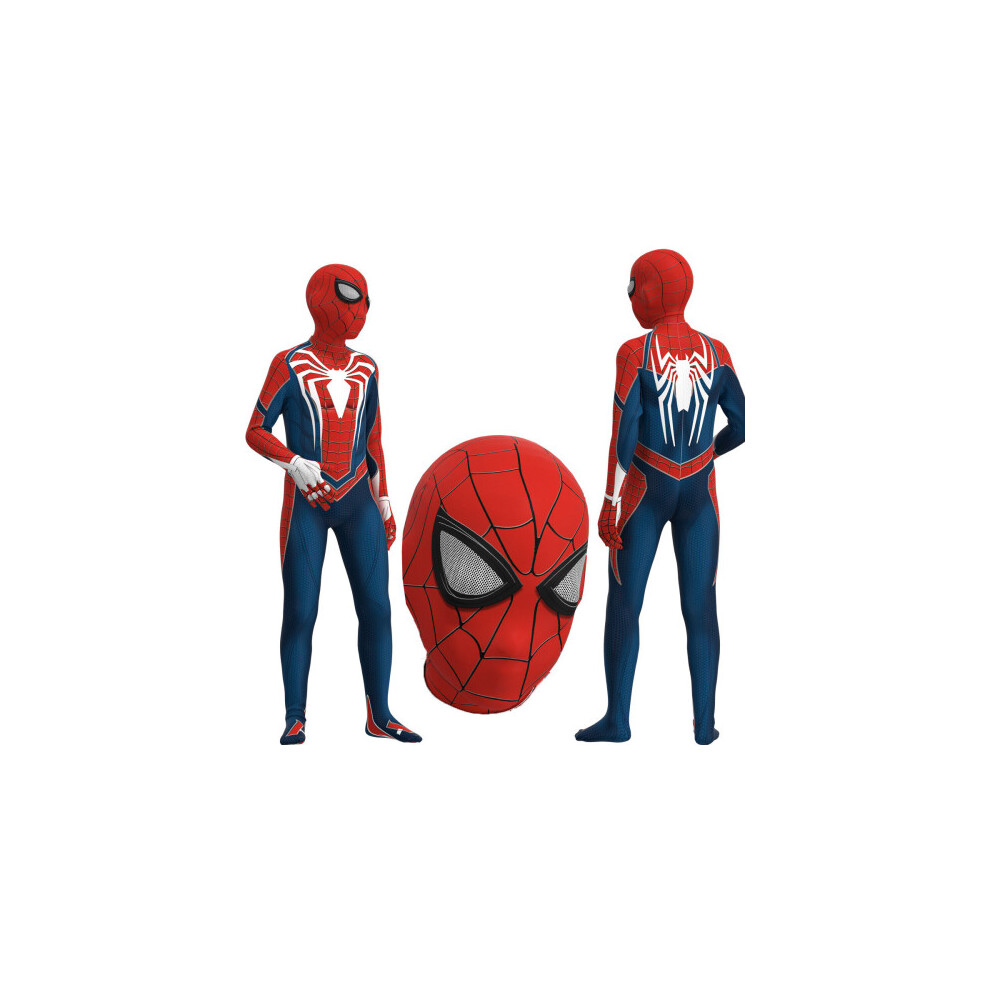 Eapoy (160Cm) Spiderman Advanced Suit Cosplay Costume Party Jumpsuit Fitted Kids Clothes