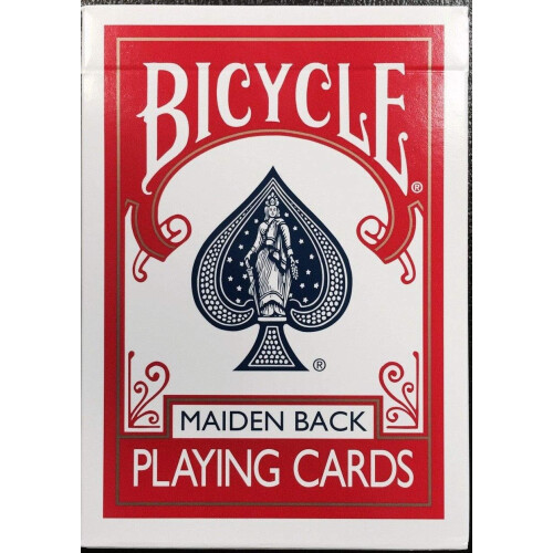 Bicycle Marked Maiden Back Playing Cards Red Trick Poker Deck USPCC Custom 1