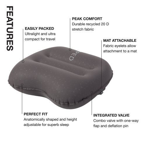 Exped Ultra Pillow M - Grey Goose 2