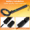 Foldable Metal Detector, Handheld LCD Display Metal Detecting Tool with 3 Adjustable Modes, High Sensitivity Lightweight Metal Detector with 5