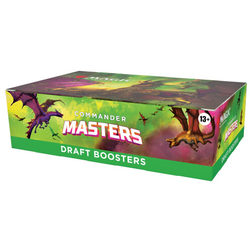 Magic The Gathering Commander Masters Draft Booster Box - 24 Packs 1