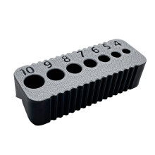 Metrische Bohrschablone - 90-Vertikalbohrlehre für 4 mm Bis 10 mm Bohrer, Schwarz & Grau