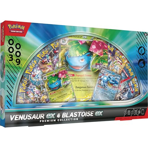 Pokémon Pok?mon TCG: Venusaur ex & Blastoise ex Premium Collection 1