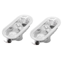 Ripetitore Della Lampada Della Luce 'Indicatore di Direzione 'Indicatore Laterale 'Automobile 2Pcs per Leon 2000-2006 1J0949117