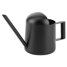 Watering Can, 300 Ml Black Stainless Steel Watering Can, Long-Mouth Plant Watering Can, Suitable for Garden Plants