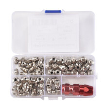 Paquet de Graisseurs 61 PièCes/Ensemble M6/M8/M10 Mamelon en MéTal Partie de Lubrification MéCanique Kits D'Assortiment de Graisseurs