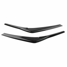 Black Headlight Eyelid Cover Light Lamp Eyebrows Molding Trim for 2018-2021 Camry