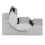 Precision Alloy Steel Angle Gauge Micro Adjustable V Block for Milling Work 1