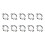 H7 Adapter Headlamp Socket Car LED Bulb Holder Lamp Base for - - -  10PCS D101 1