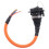 EV Adapter 32A Trefasadapter Laddningsadapter för Elfordon EV Connector Socket CCS2 Adapter med Linje 1