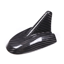 For Ghibli 2014-2019 Real Carbon Fiber Car Roof Fin Antenna Trim Cover Car Styling