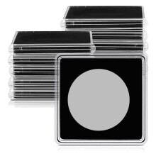 20 StüCk Silber-Dollar-MüNzhalter, 2 X 2 Halbe Dollar-MüNzhalter, MüNzkapsel, MüNzhalter, Kunststoff-MüNzhalter, 37,5 Mm