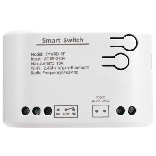 1CH RF   AC85-250V WIFI Tuya Remote Control 433 Light  10A Rele Relay Self-Locking Interlock Inching