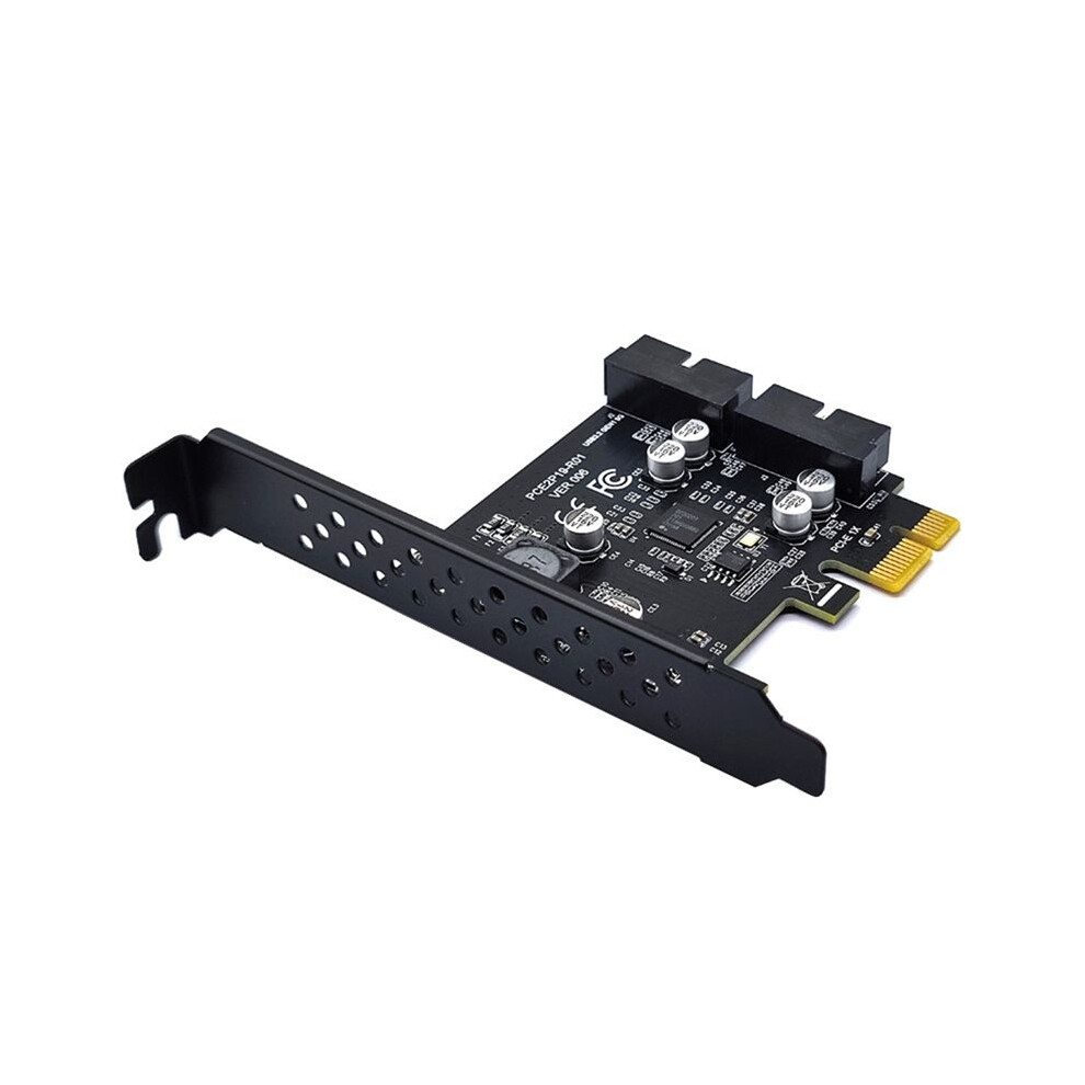 Usb3.2 Pci-E Expansion Card Adapter 2-Port 19Pin Adapter Card Renesas D720201 5Gbps Usb3 To Pci Express Adapter Card 6031035641726