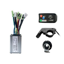 KT-15A Ebike Controller Kit 36V 48V 250W för Elcykelmotorkonverteringskit med LED880 Display Tumgasreglage