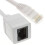 kenable Network CAT6 UTP Ethernet RJ45 Extension Male/Female Cable White 10m 1