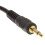 kenable Right Angle MONO 3.5mm Jack Plug to 3.5mm Jack Plug Cable Lead GOLD 2m 3