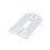 5x Carbon steel Geometry Cutting Dies Stencil Scrapbooking Embossing DIY Card Decor Silver Rectangular-tag-shaped 3