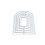 5x Carbon steel Geometry Cutting Dies Stencil Scrapbooking Embossing DIY Card Decor Silver Rectangular-tag-shaped 4