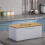 Bread Bin,Innovative Bread Box Thanks to Carbon Coating,with Integrated Ventilation Holes,Including Bamboo Lid Black 2