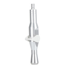 Aluminum Dental Saliva Swivel Handle with Adjustable Suction Head
