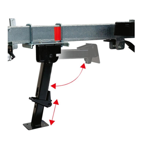 Hand-Cranked Parking Support Frame Manual Mechanical Lifting Stabilizing Outriggers Trailer Caravan Accessories 1