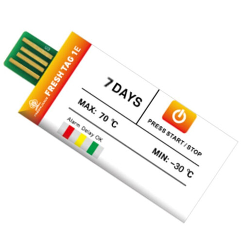 Disposable Temperature Recorder Fruit Cold Chain Transportation Refrigerated Truck Usb Data Recorder 2