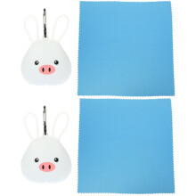 2Sets Mikrofaser Kühlhandtücher Für Sport Und Mit Silikon Cover