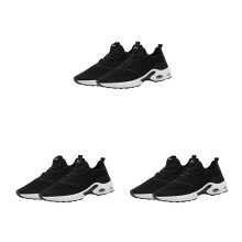 3Stk Man Gym Schuhe Weiß Atmungsaktiv Mesh Leicht Für Sport Freizeit
