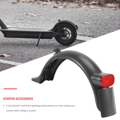 Rear Mudguard  Guard + Bracket +Taillight+License Plate Frame Compatible with  M365 PRO 2 Electric Scooter 1