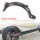 Rear Mudguard  Guard + Bracket +Taillight+License Plate Frame Compatible with  M365 PRO 2 Electric Scooter 3