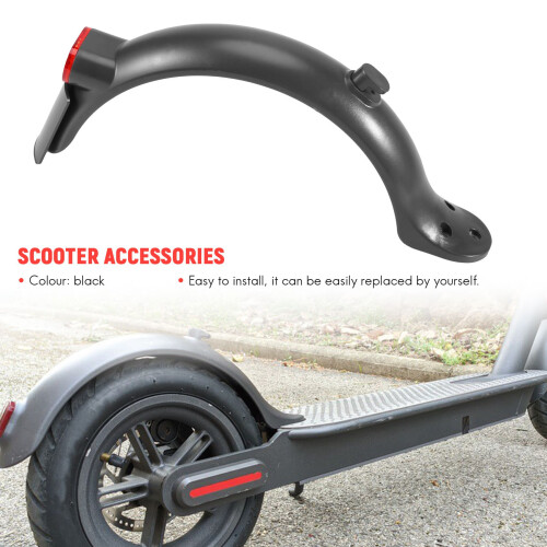 Rear Mudguard  Guard + Bracket +Taillight+License Plate Frame Compatible with  M365 PRO 2 Electric Scooter 2