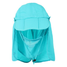 2Stk Multifunktionaler Blauer Outdoor Sonnenhut Und