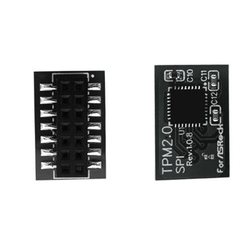 TPM 2.0 Encryption Security Module Remote Card 14 Pin SPI TPM2.0 Security Module for ASROCK Motherboard 2